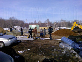 коттедж из кирпича